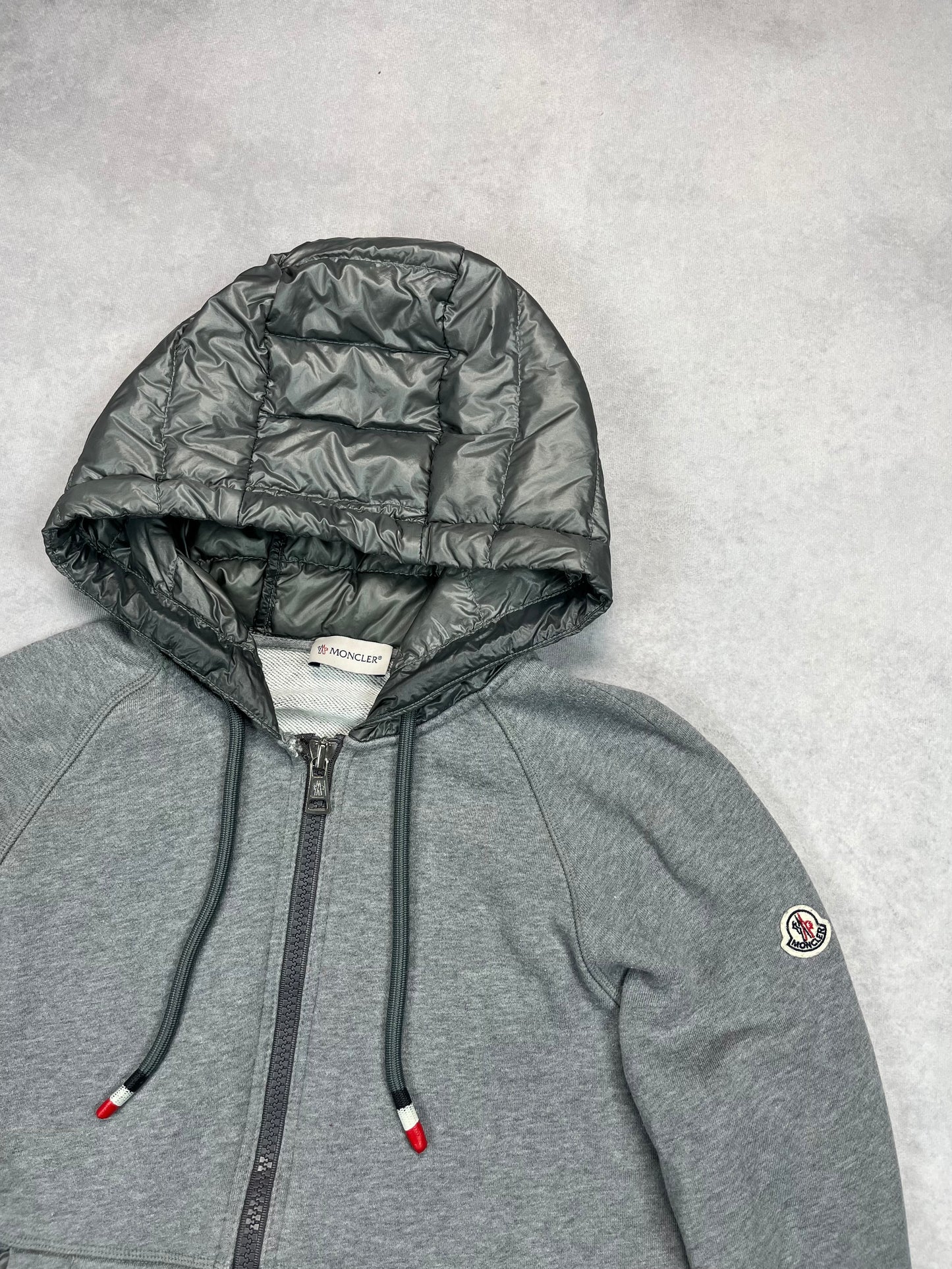 Moncler hooded cardigan jacket