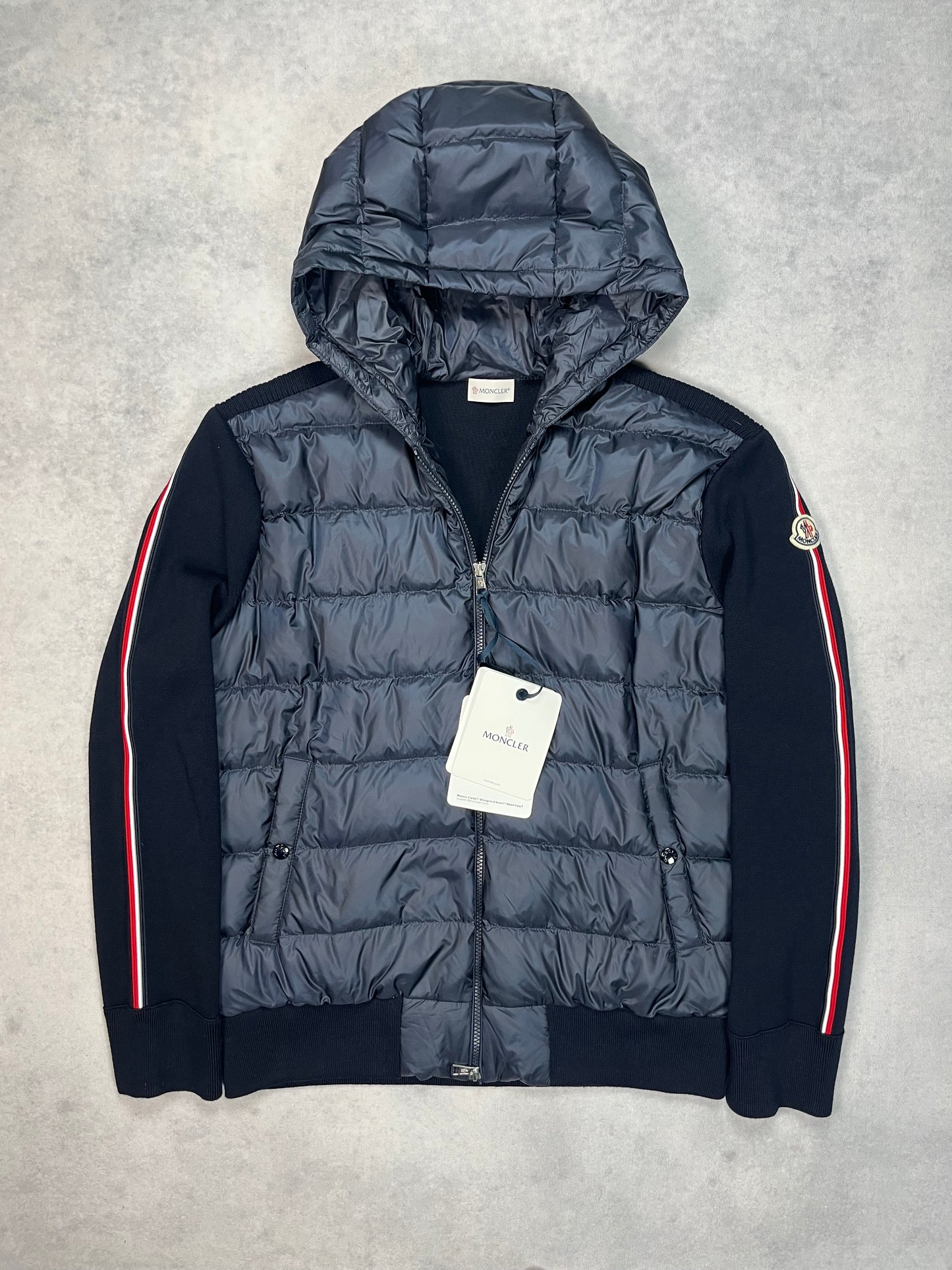 Moncler hooded cardigan jacket