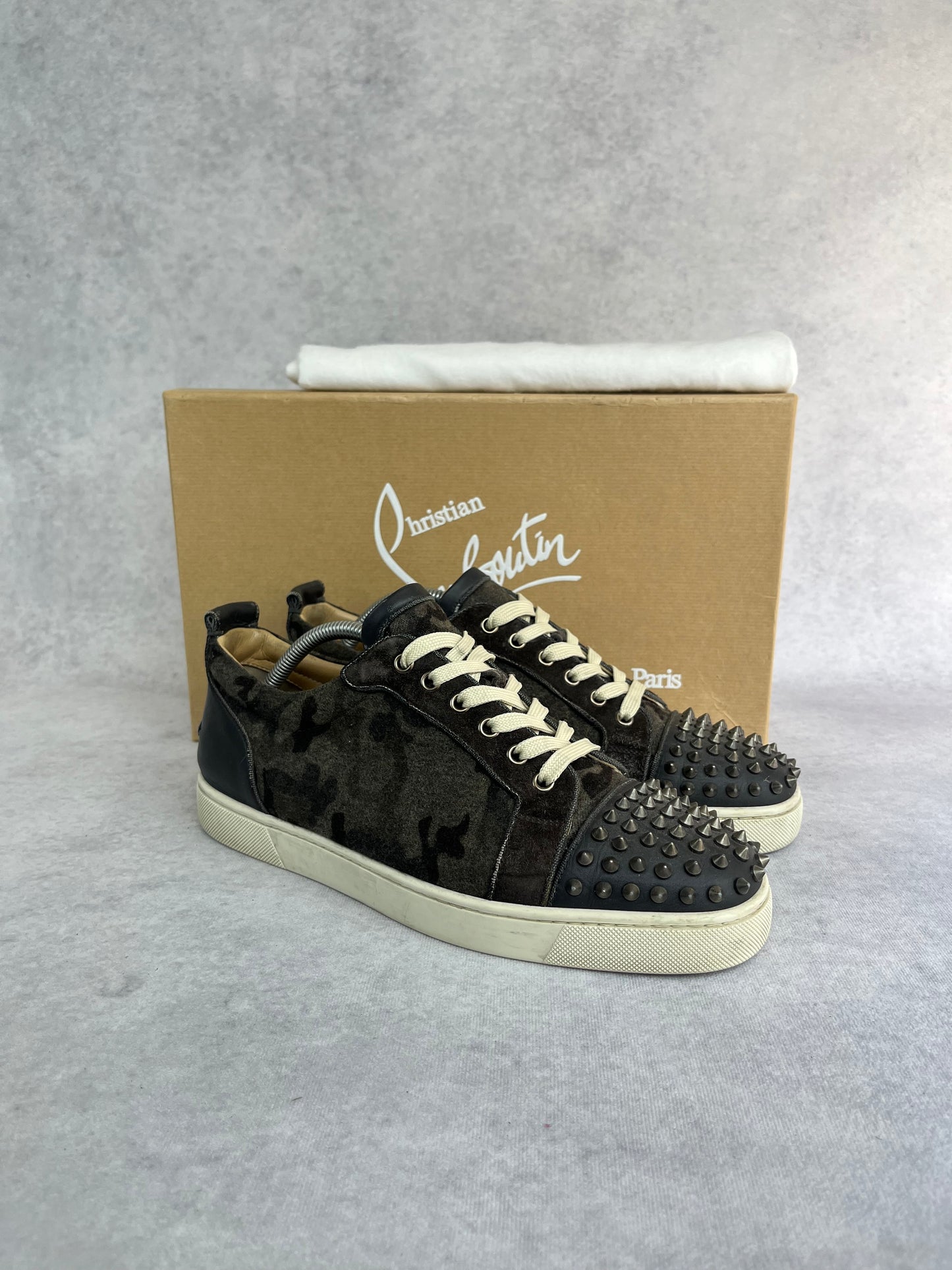 Christian Louboutin junior spike sneaker