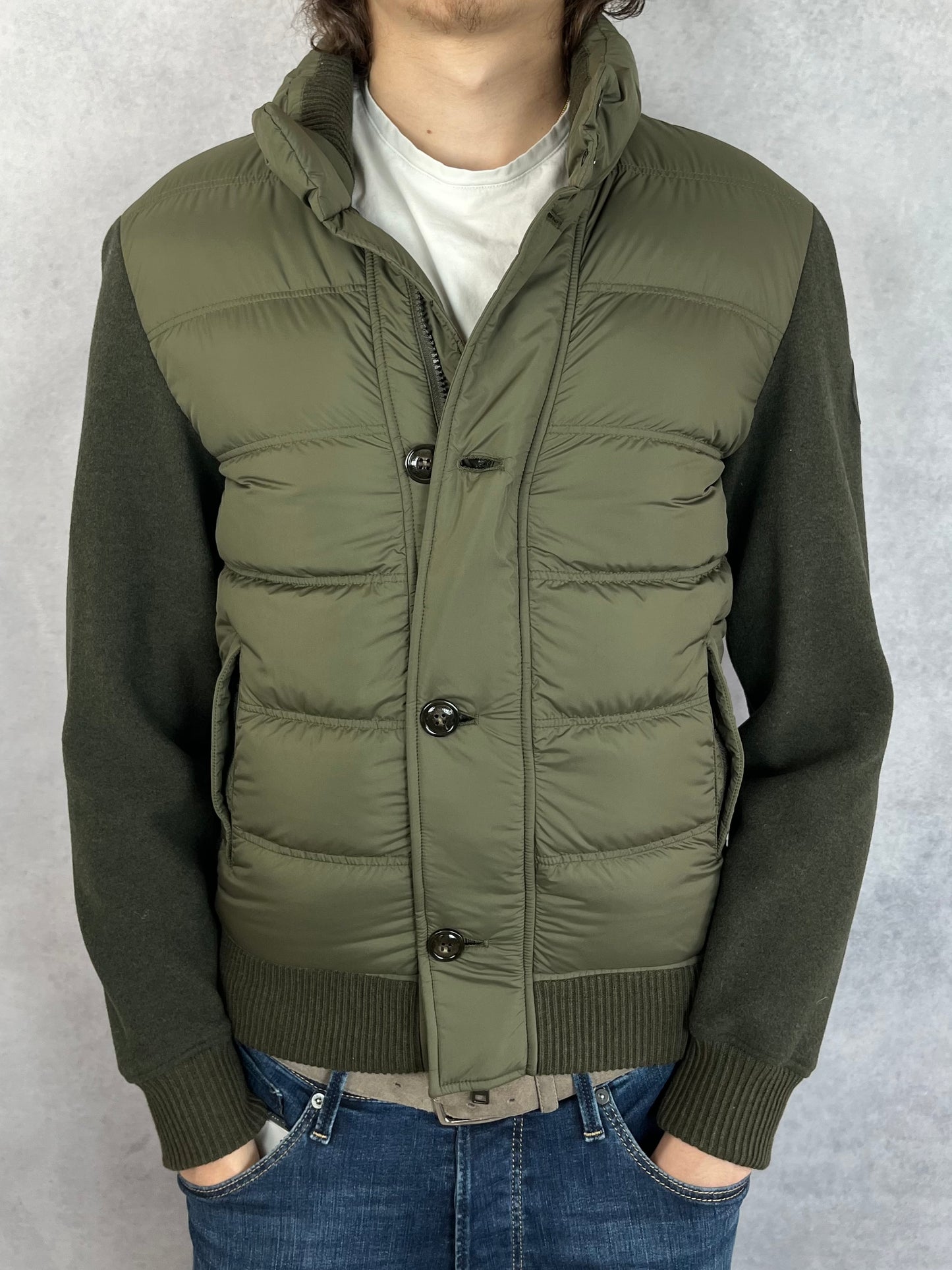 Woolrich down cardigan jacket