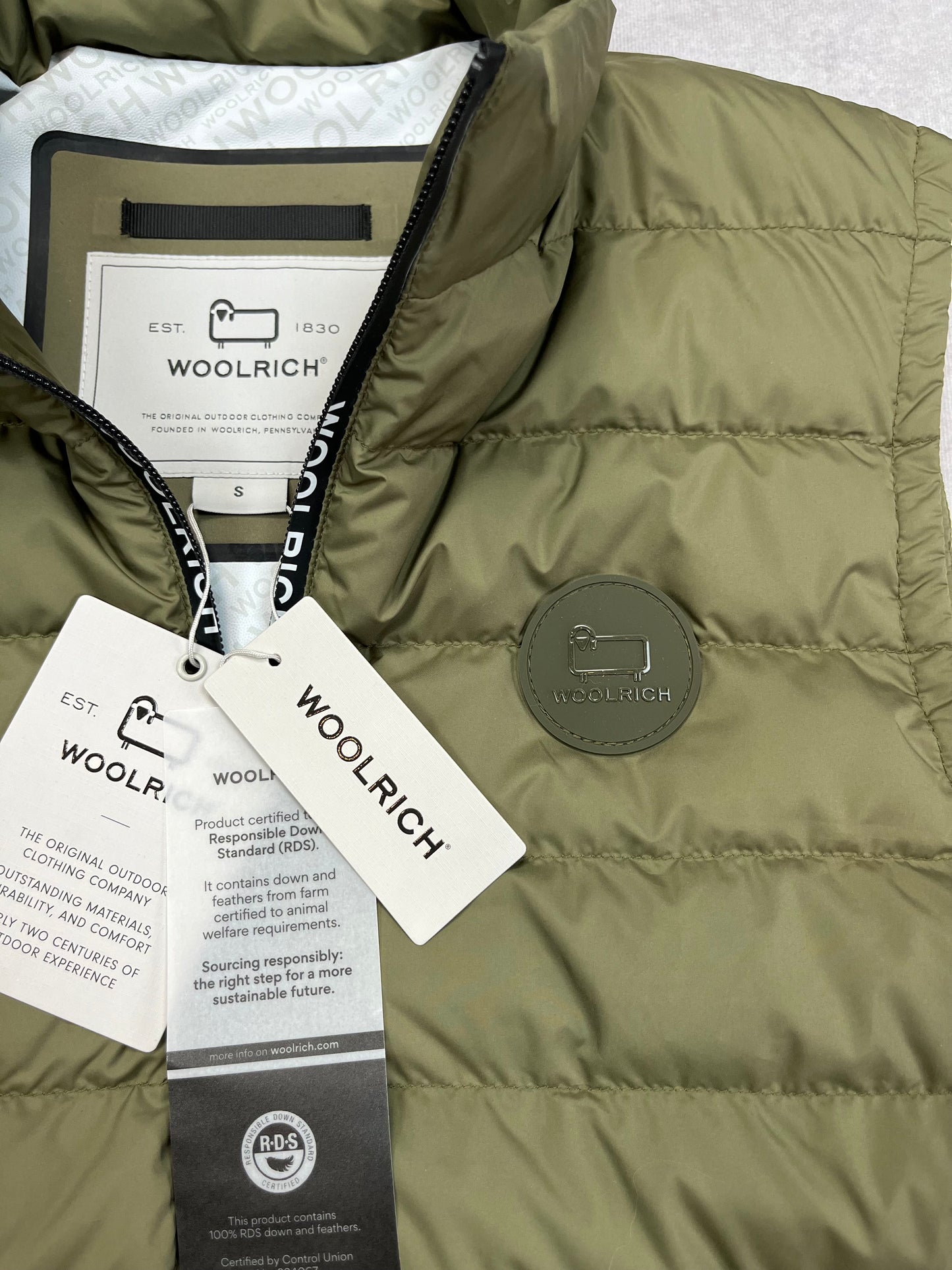 Woolrich down vest