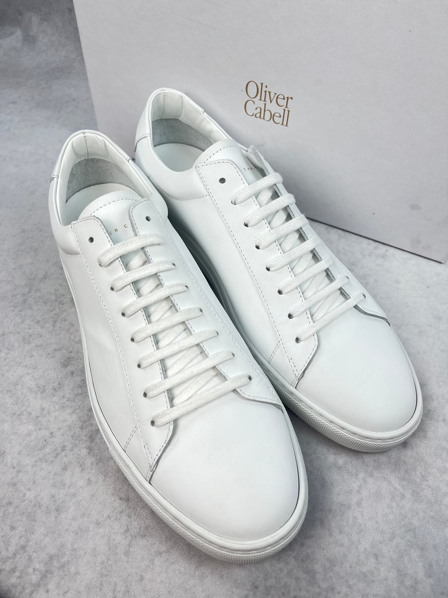 Oliver Cabell low 1 white sneaker