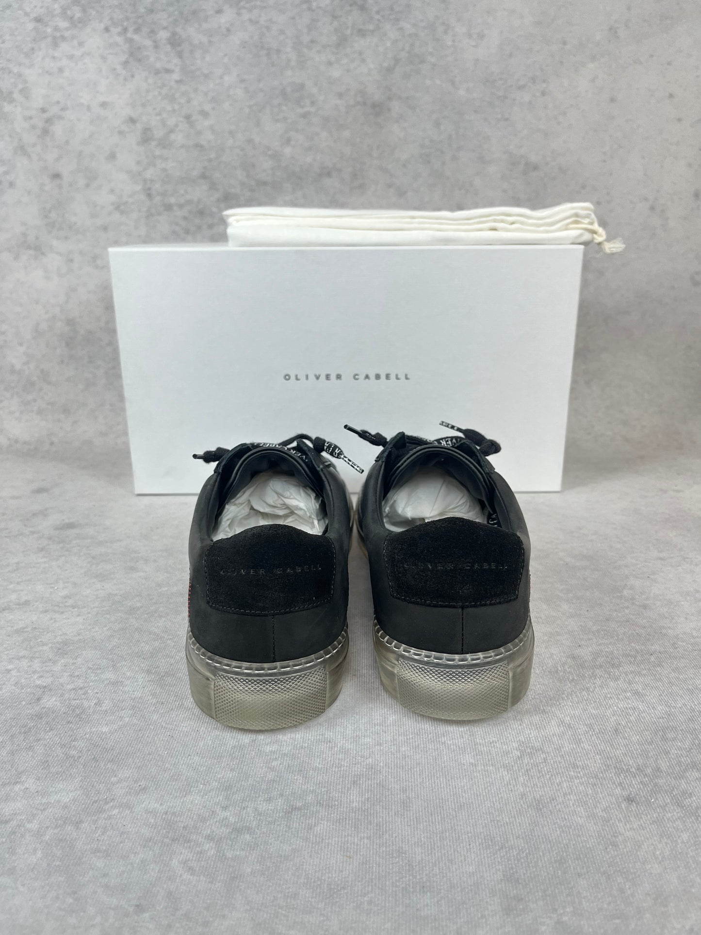 Oliver Cabell low 1 black ghost sneaker
