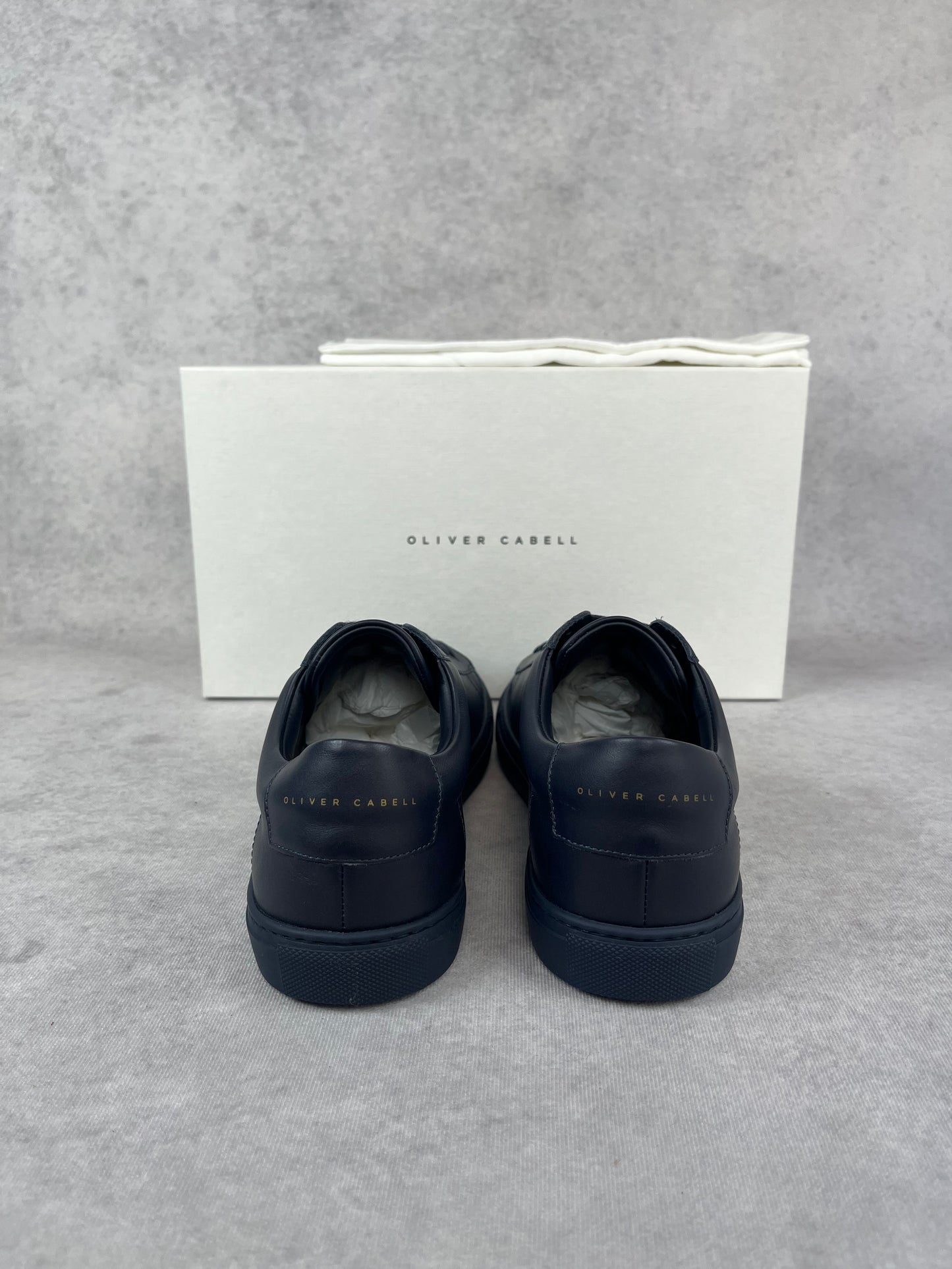 Oliver Cabell low 1 navy sneaker