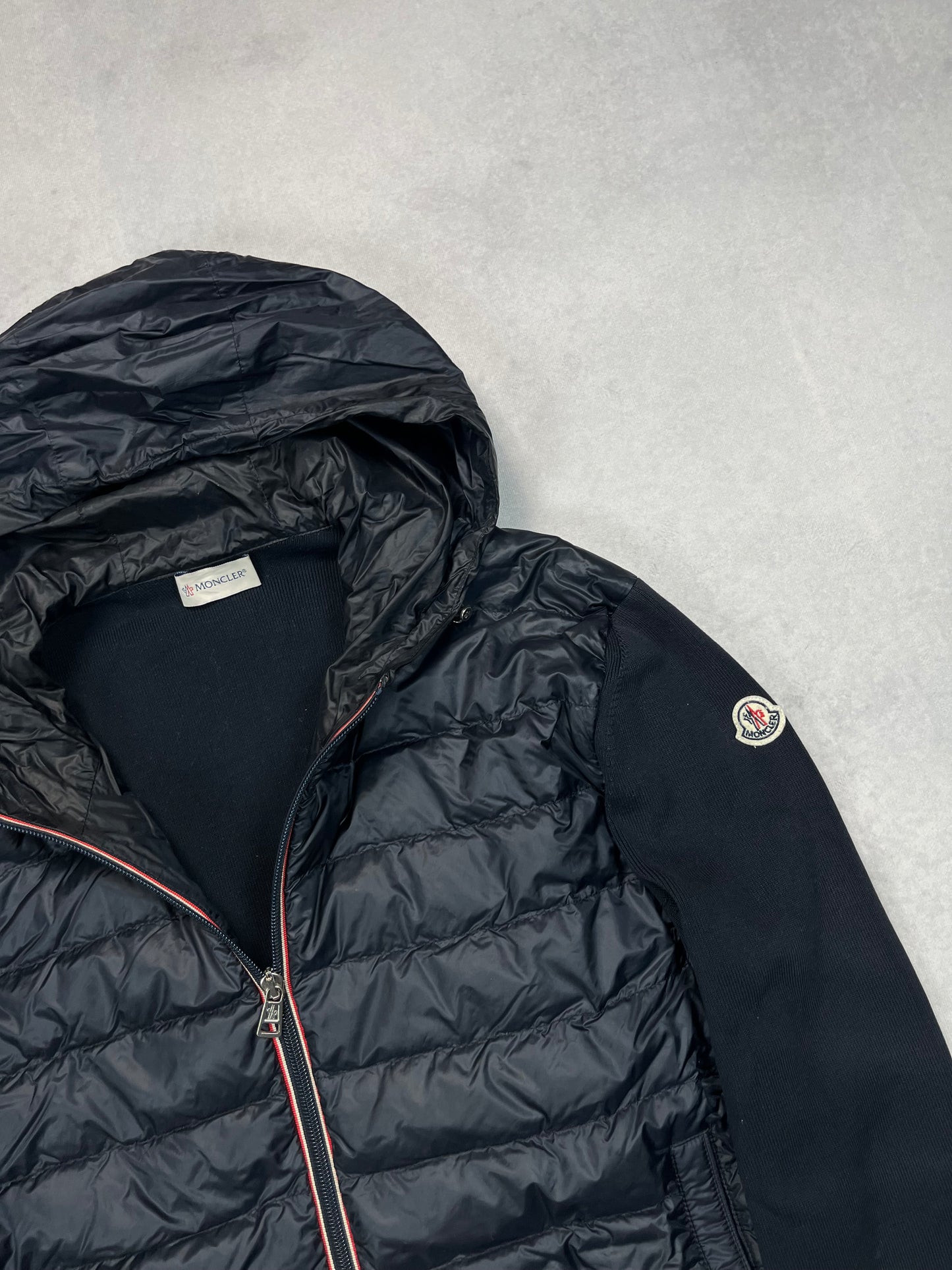 Moncler hooded cardigan jacket