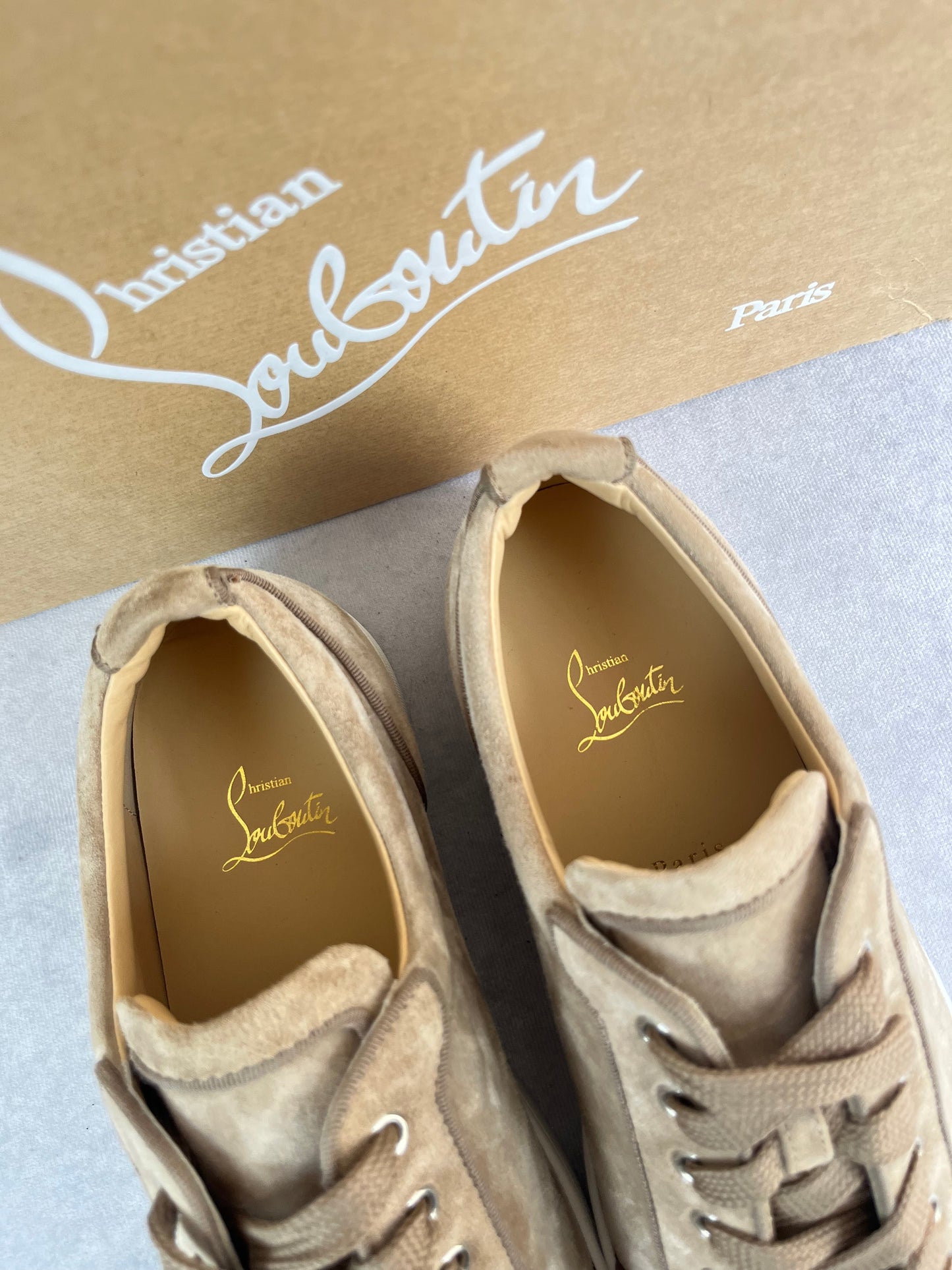 Christian Louboutin junior spike sneaker