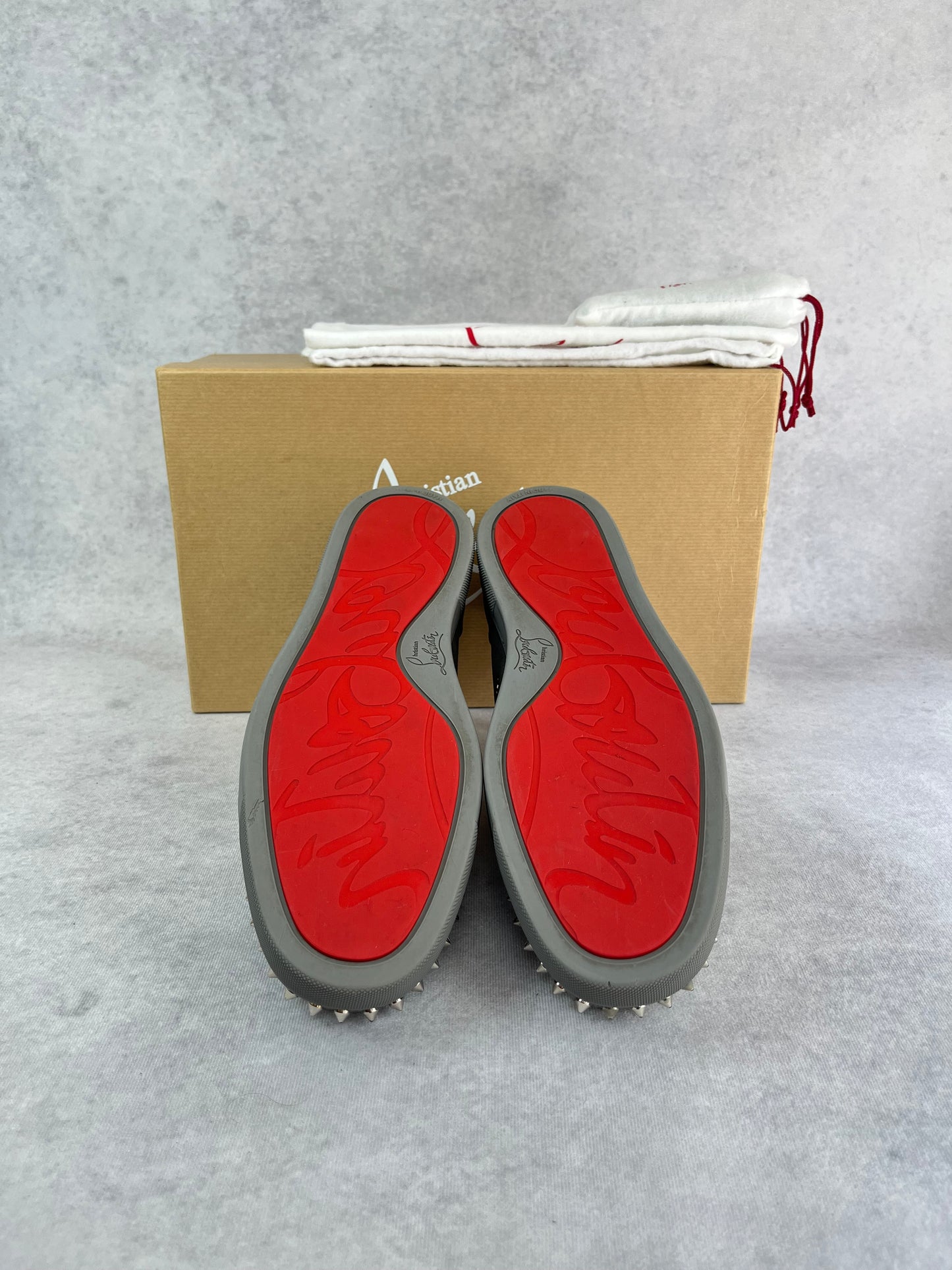 Christian Louboutin junior spike sneaker
