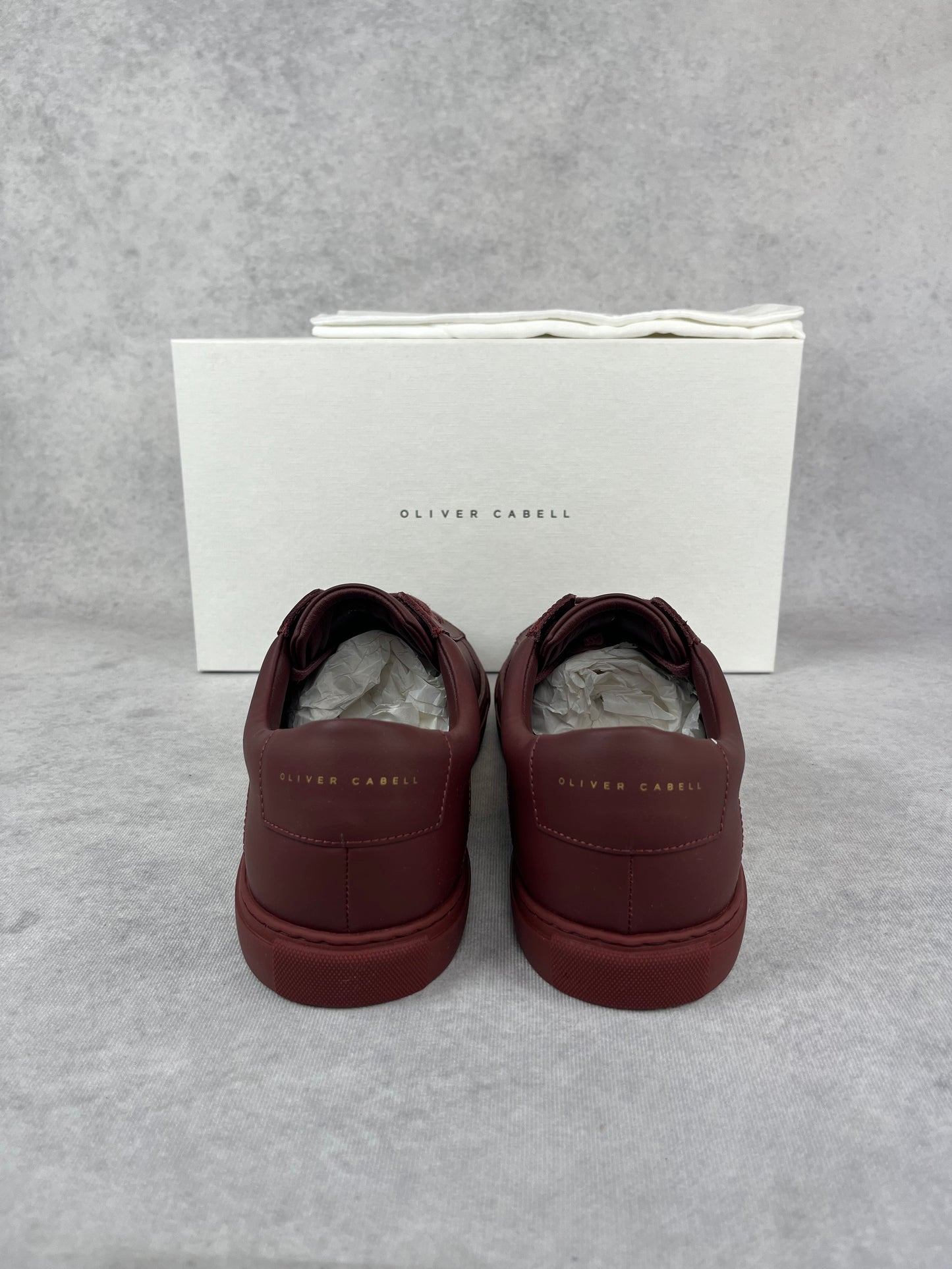 Oliver Cabell low 1 burgundy sneaker
