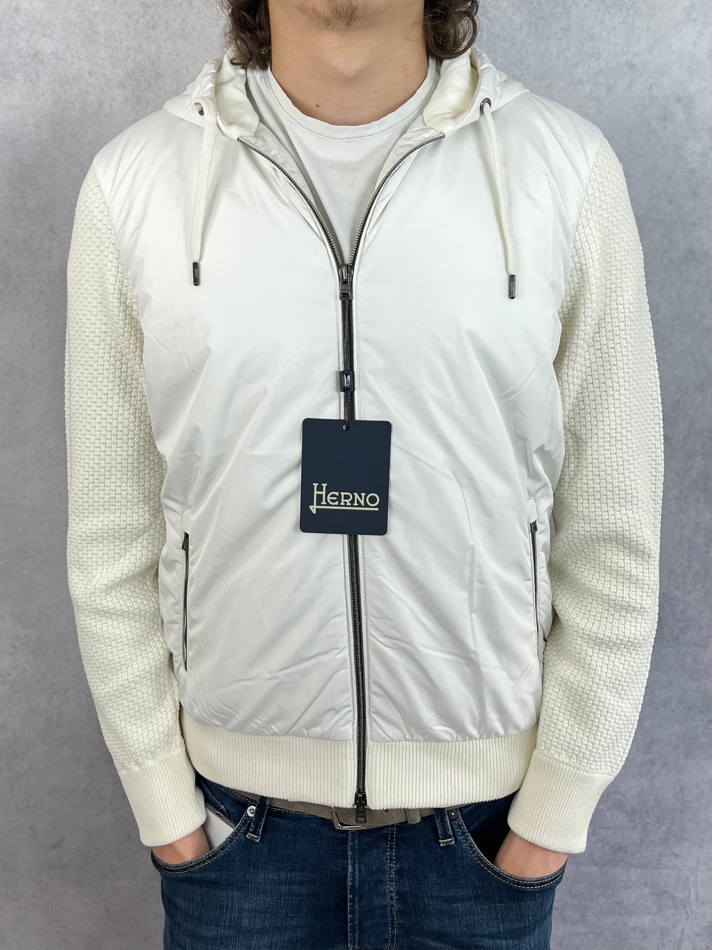 Herno padded cardigan jacket