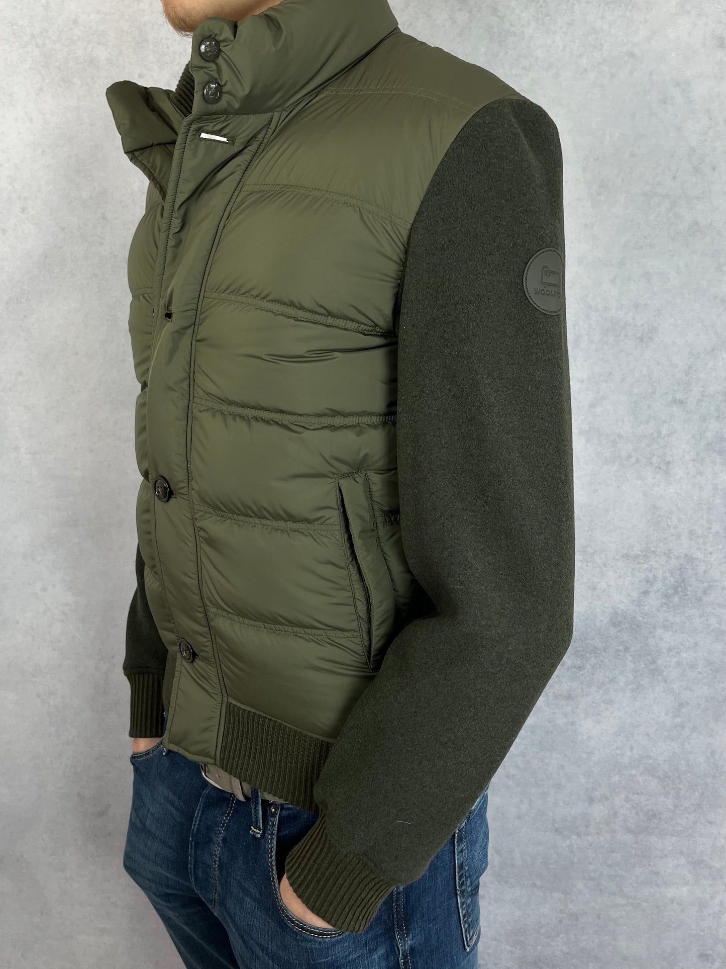 Woolrich down cardigan jacket