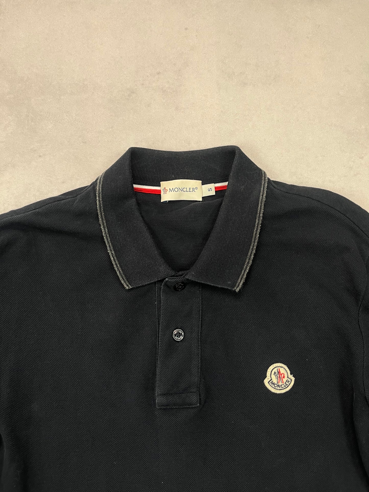 Moncler long sleeve polo shirt