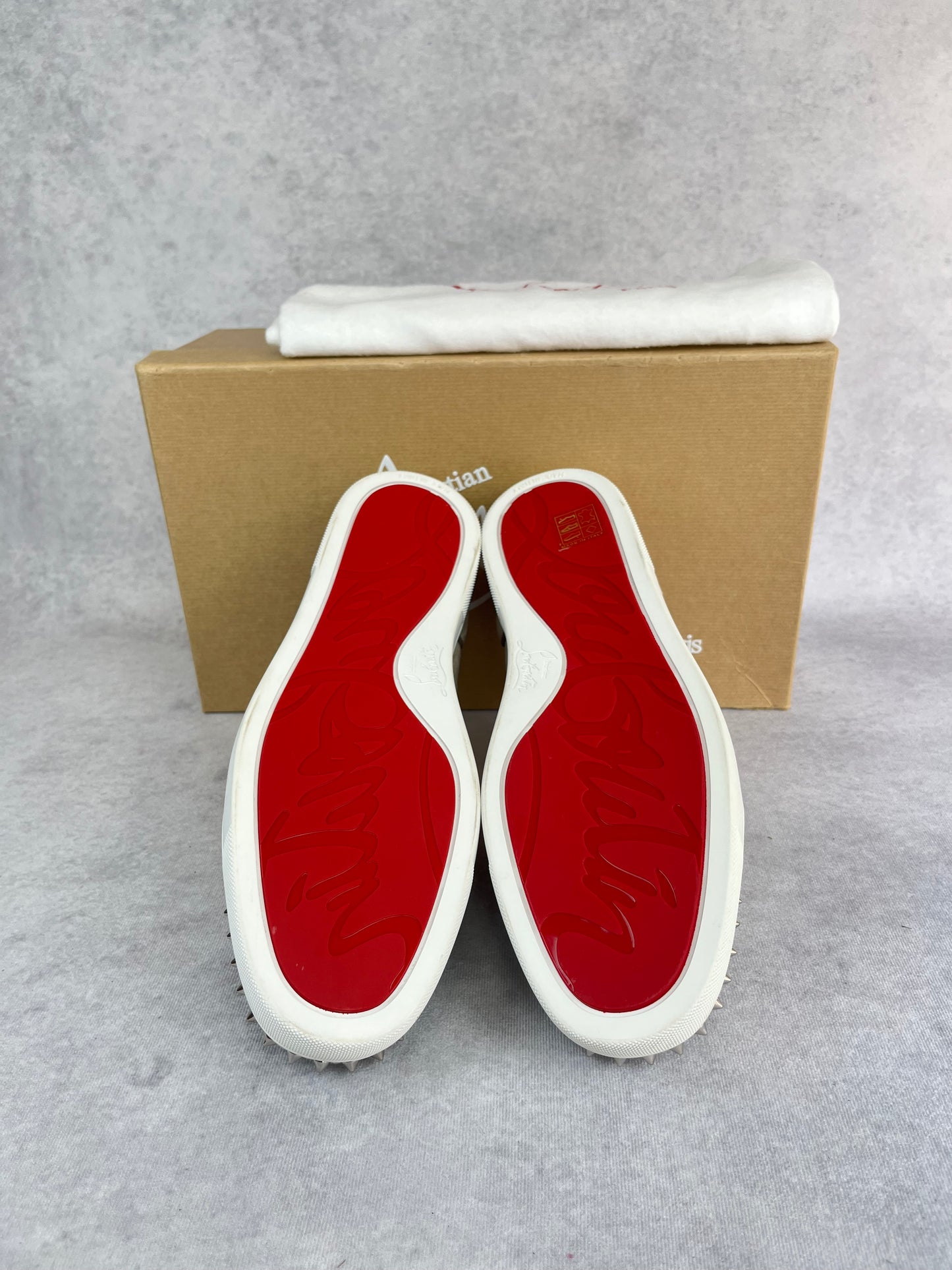 Christian Louboutin junior spike sneaker