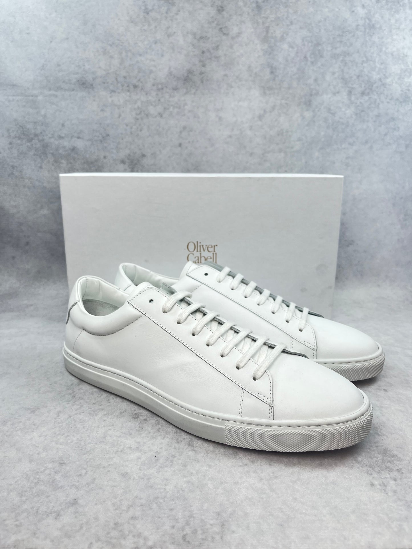 Oliver Cabell low 1 white sneaker