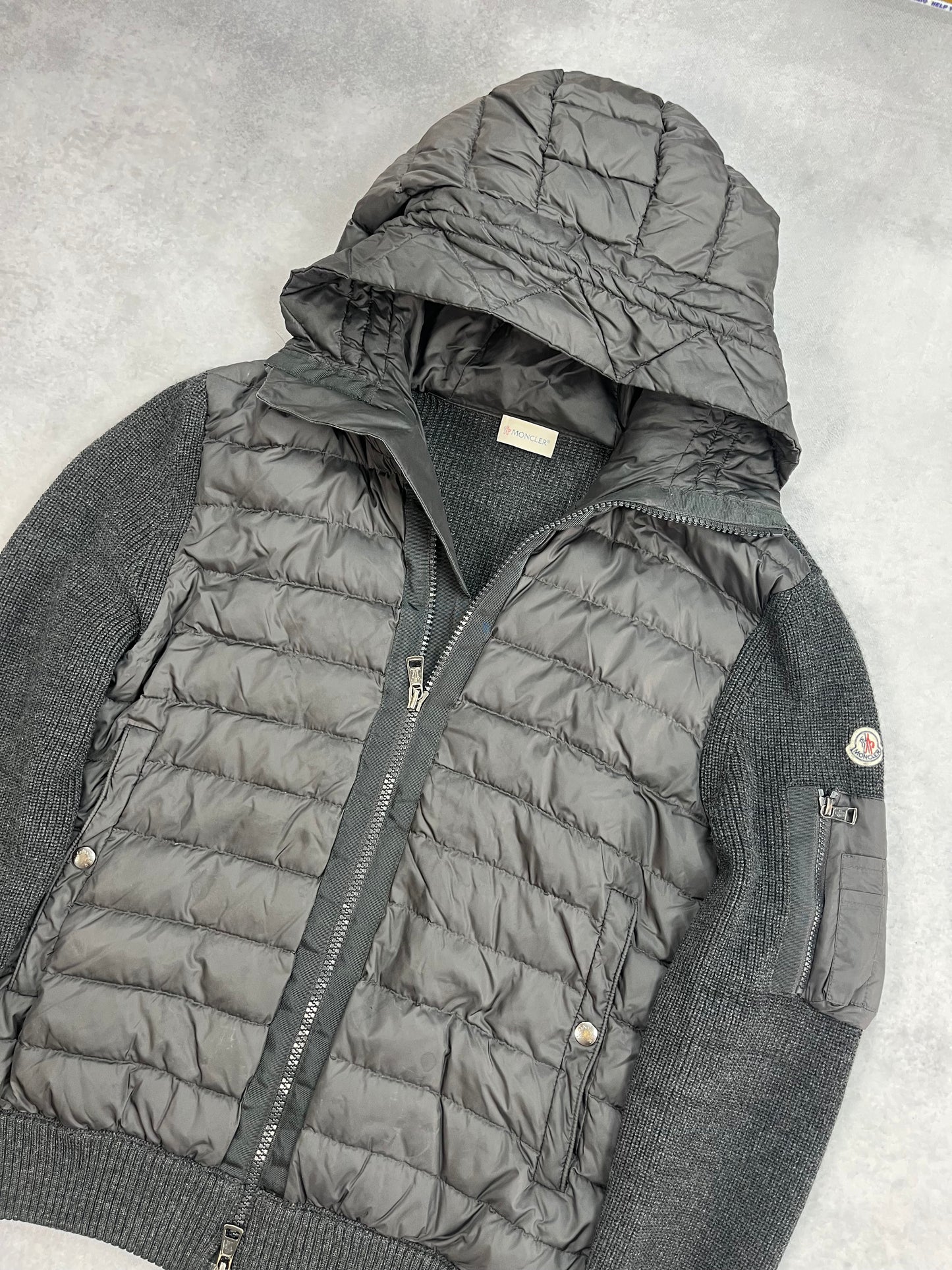 Moncler hooded cardigan jacket