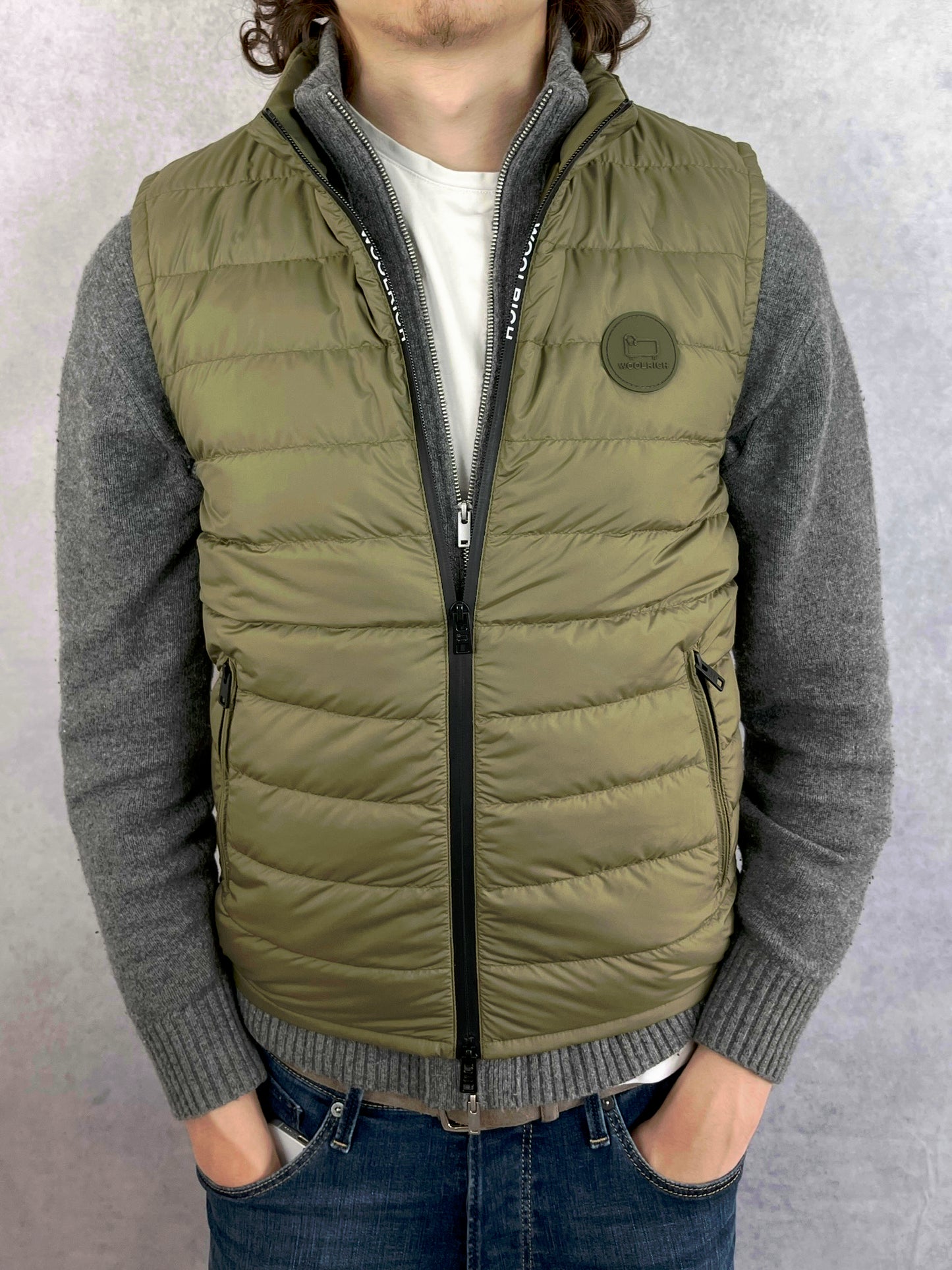 Woolrich down vest