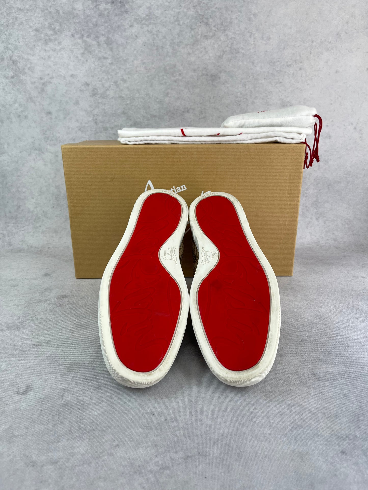 Christian Louboutin junior spike sneaker