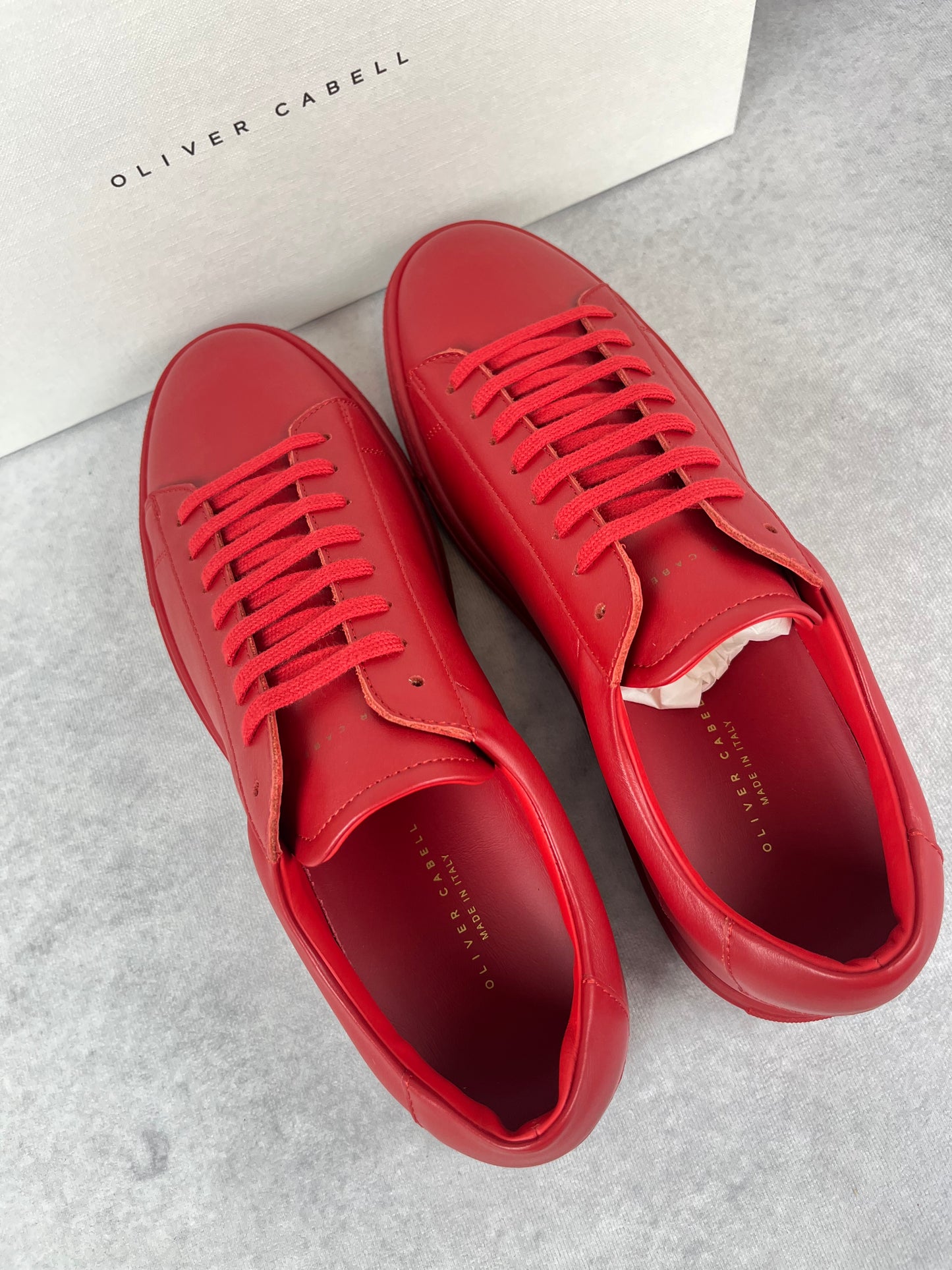 Oliver Cabell low 1 red sneaker