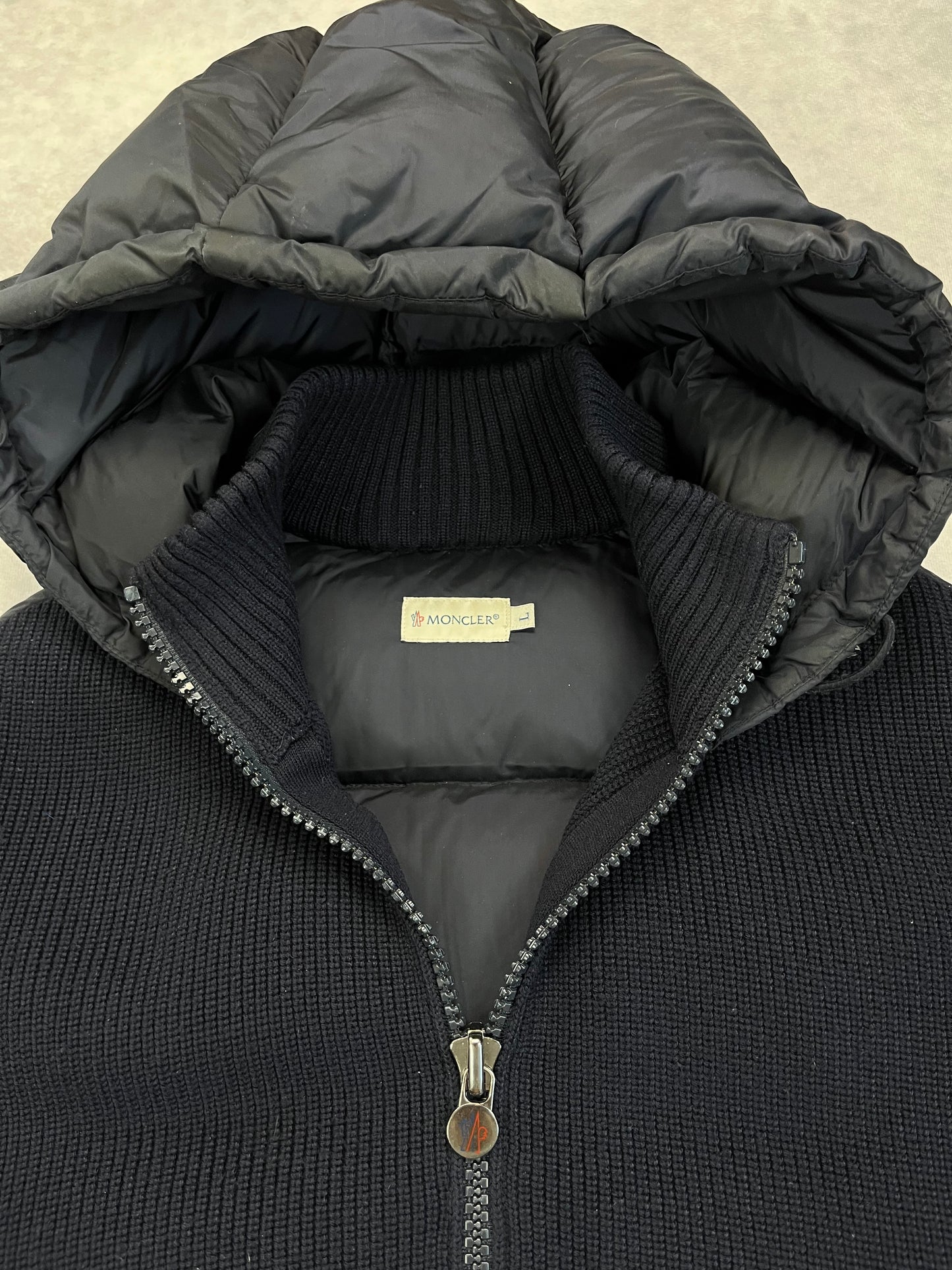 Moncler hooded cardigan jacket