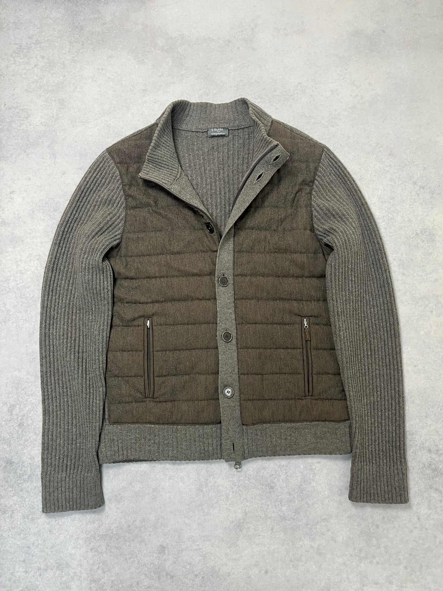 Barba Napoli knitted cardigan jacket