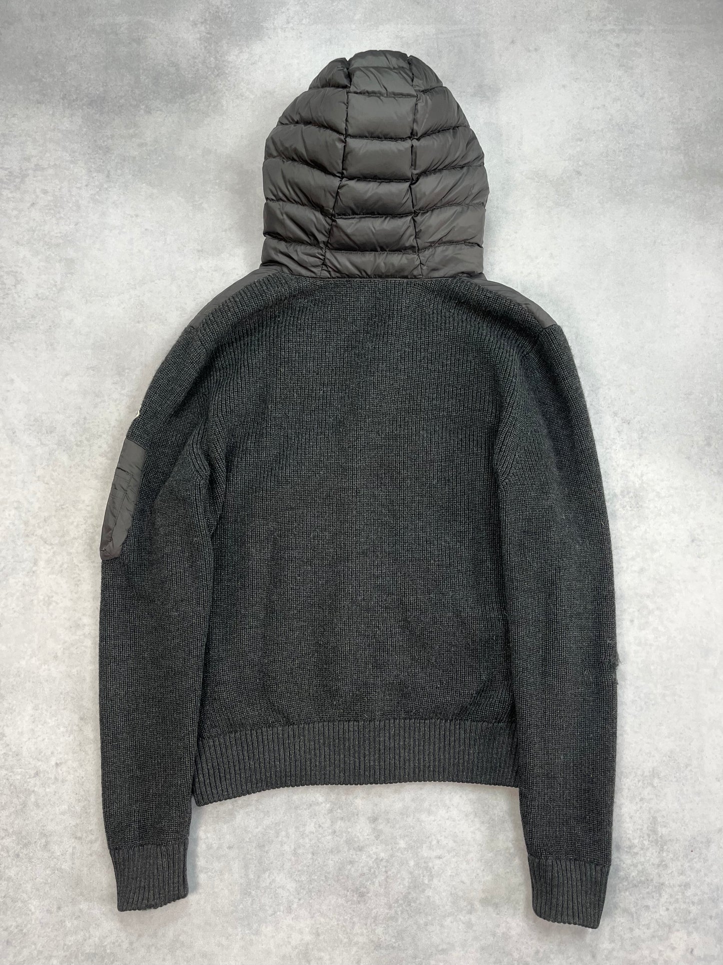 Moncler hooded cardigan jacket