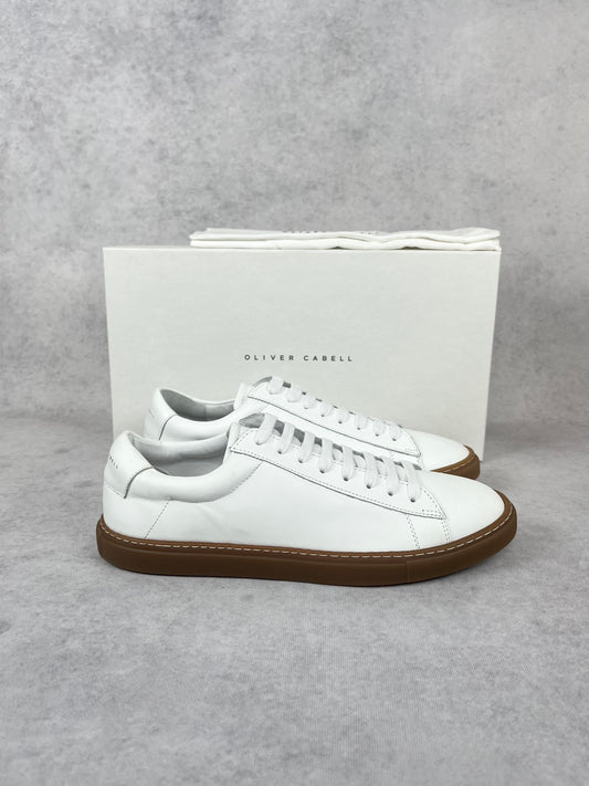 Oliver Cabell low 1 white gum sneaker