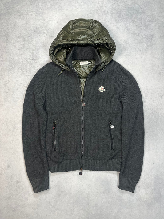 Moncler hooded cardigan jacket