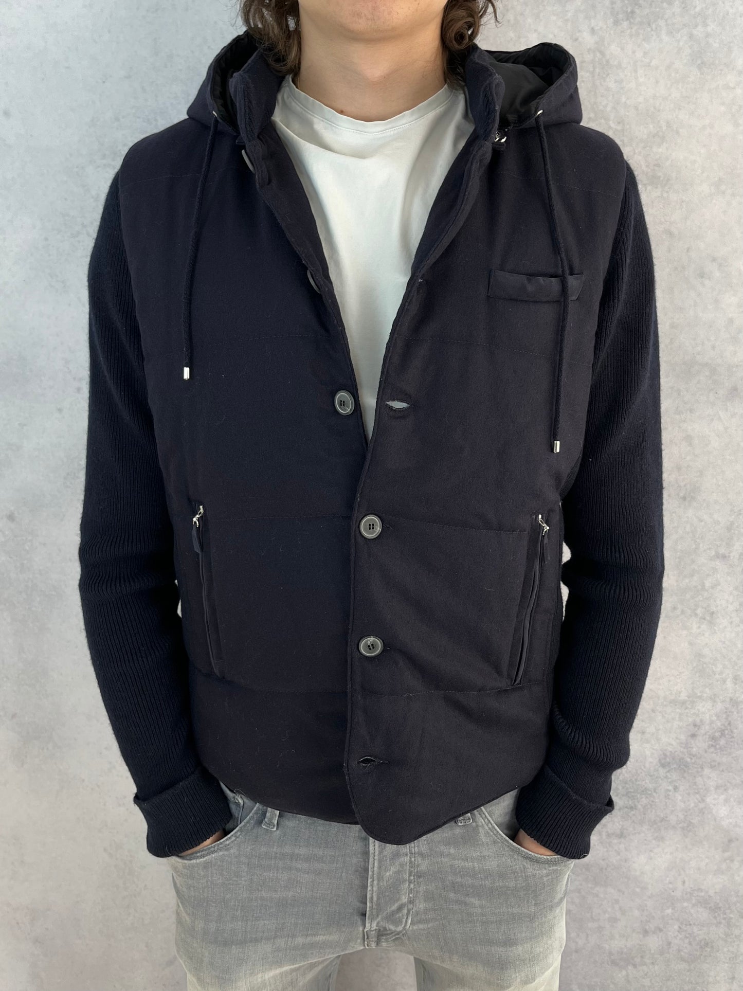 Gran Sasso hooded cardigan
