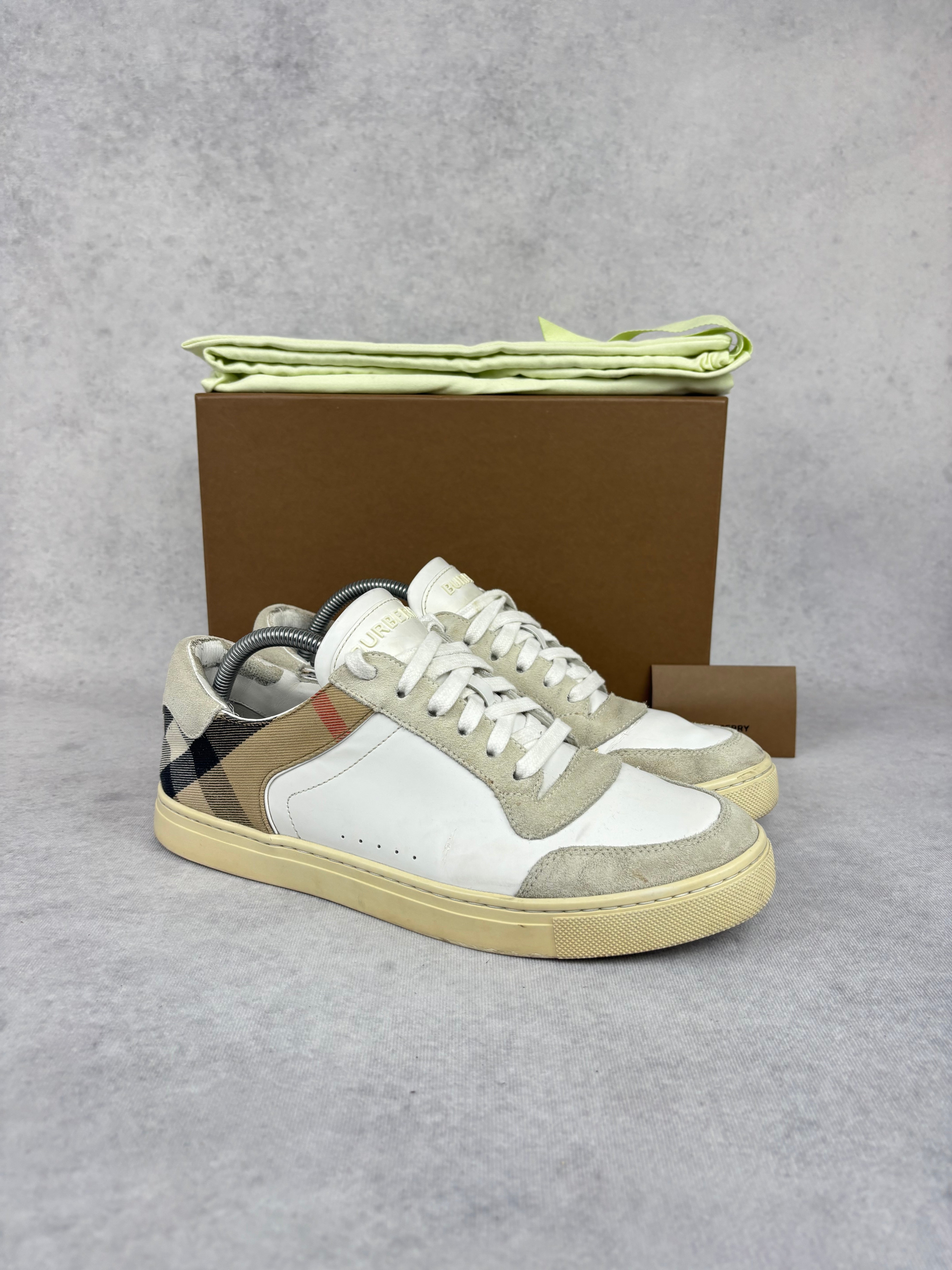 Burberry checked sneaker
