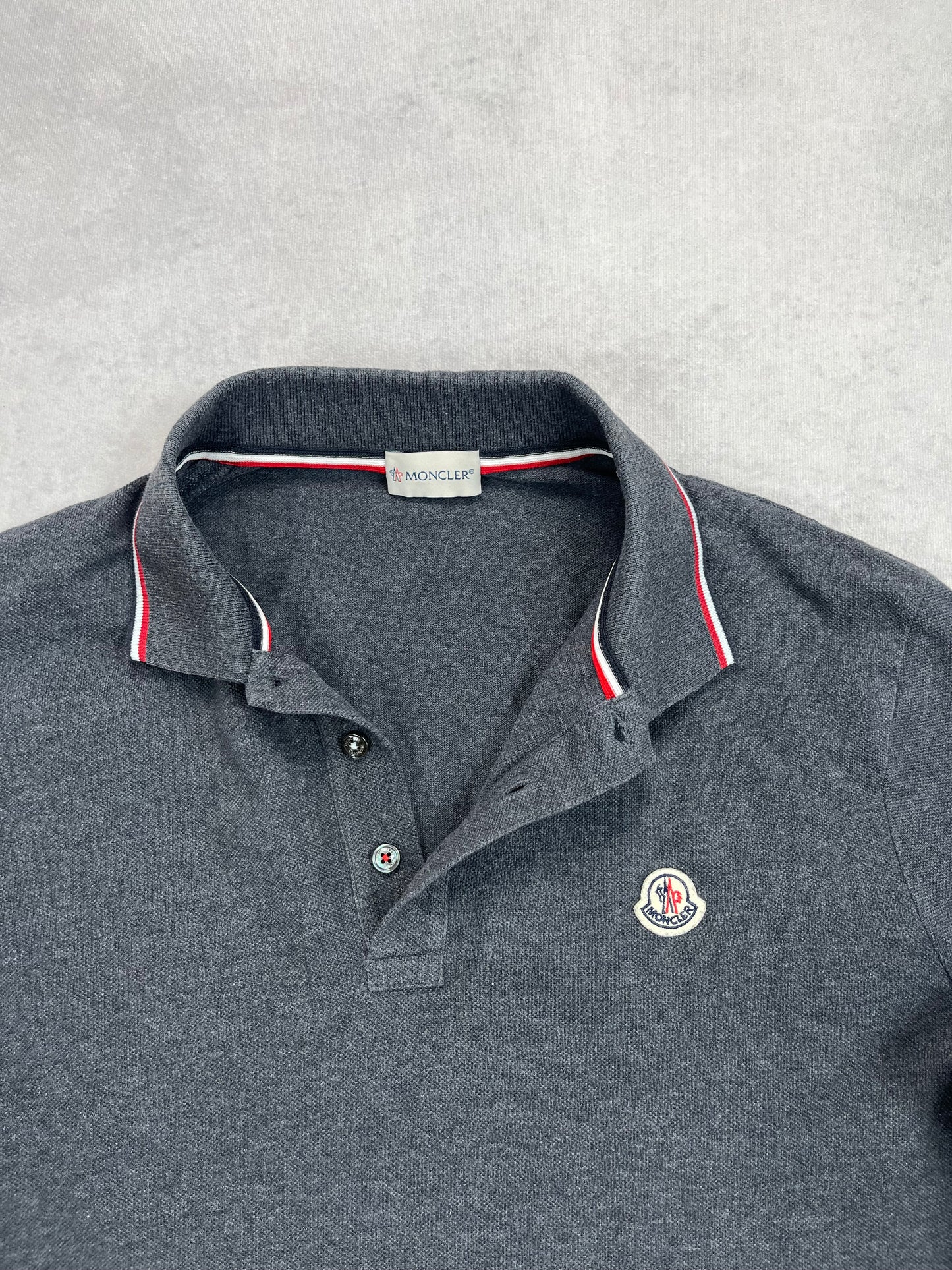 Moncler long sleeve polo shirt