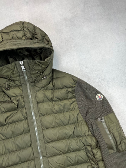 Moncler hooded cardigan jacket