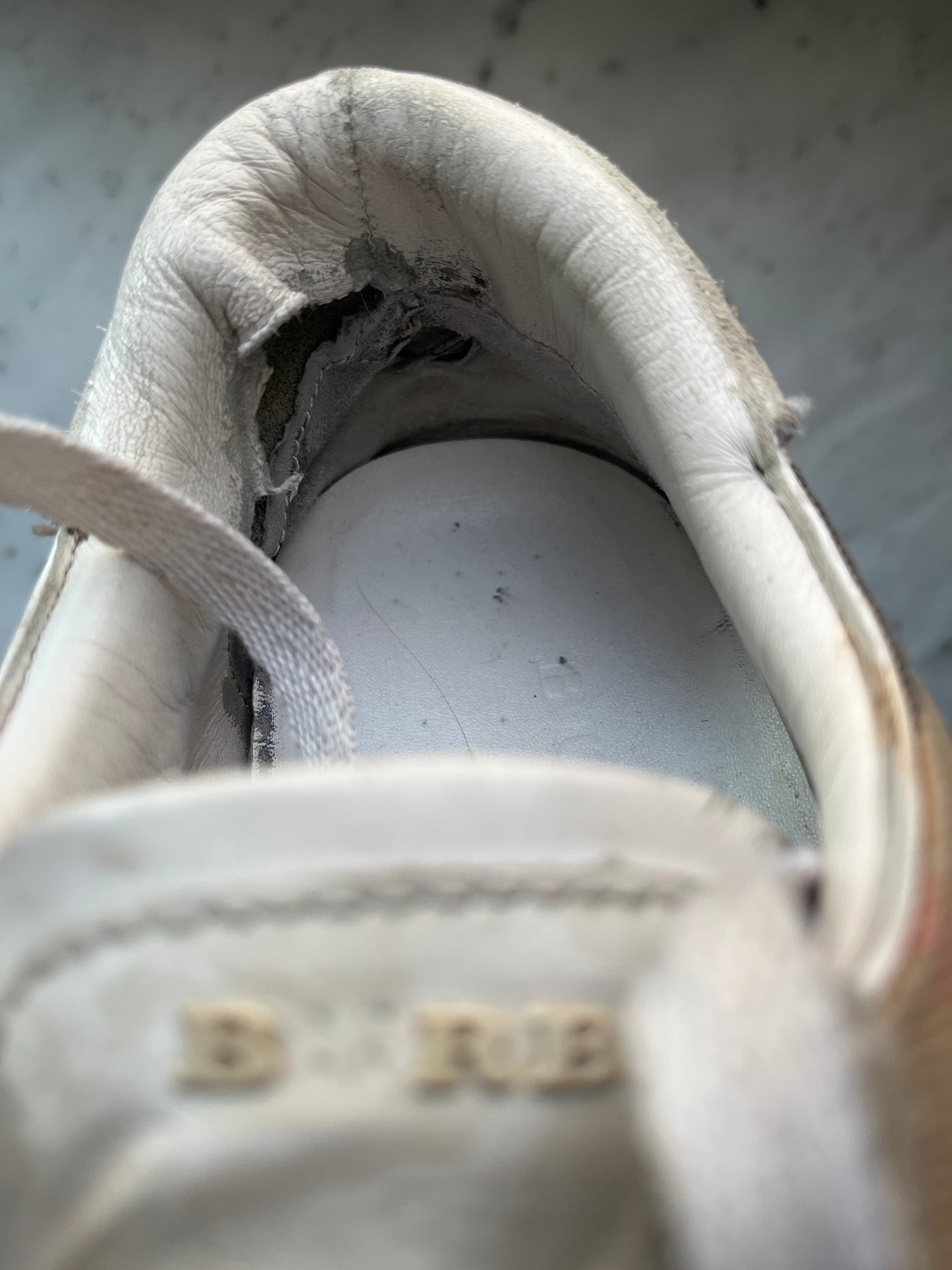 Burberry checked sneaker
