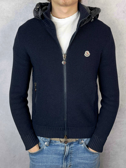 Moncler hooded cardigan jacket