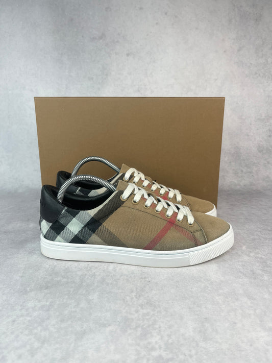 Burberry checked sneaker