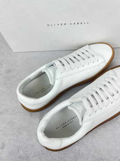 Oliver Cabell low 1 white gum sneaker