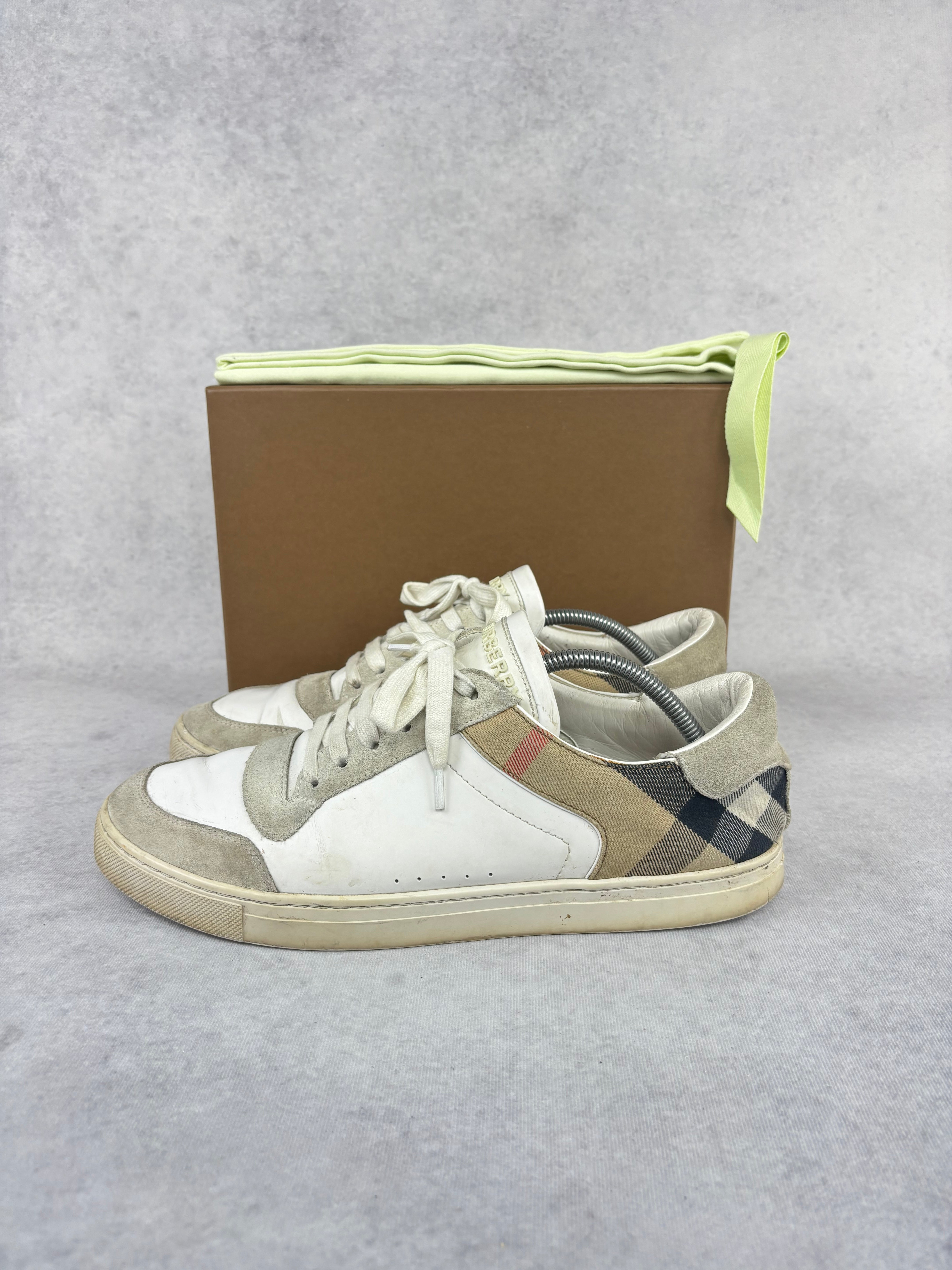 Burberry checked sneaker