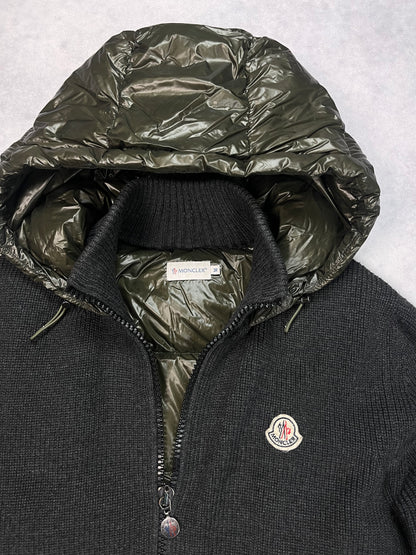 Moncler hooded cardigan jacket