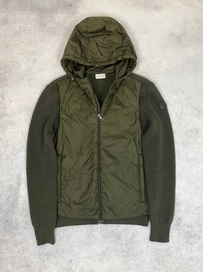 Moncler hooded cardigan jacket