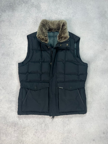 Woolrich fur collar vest