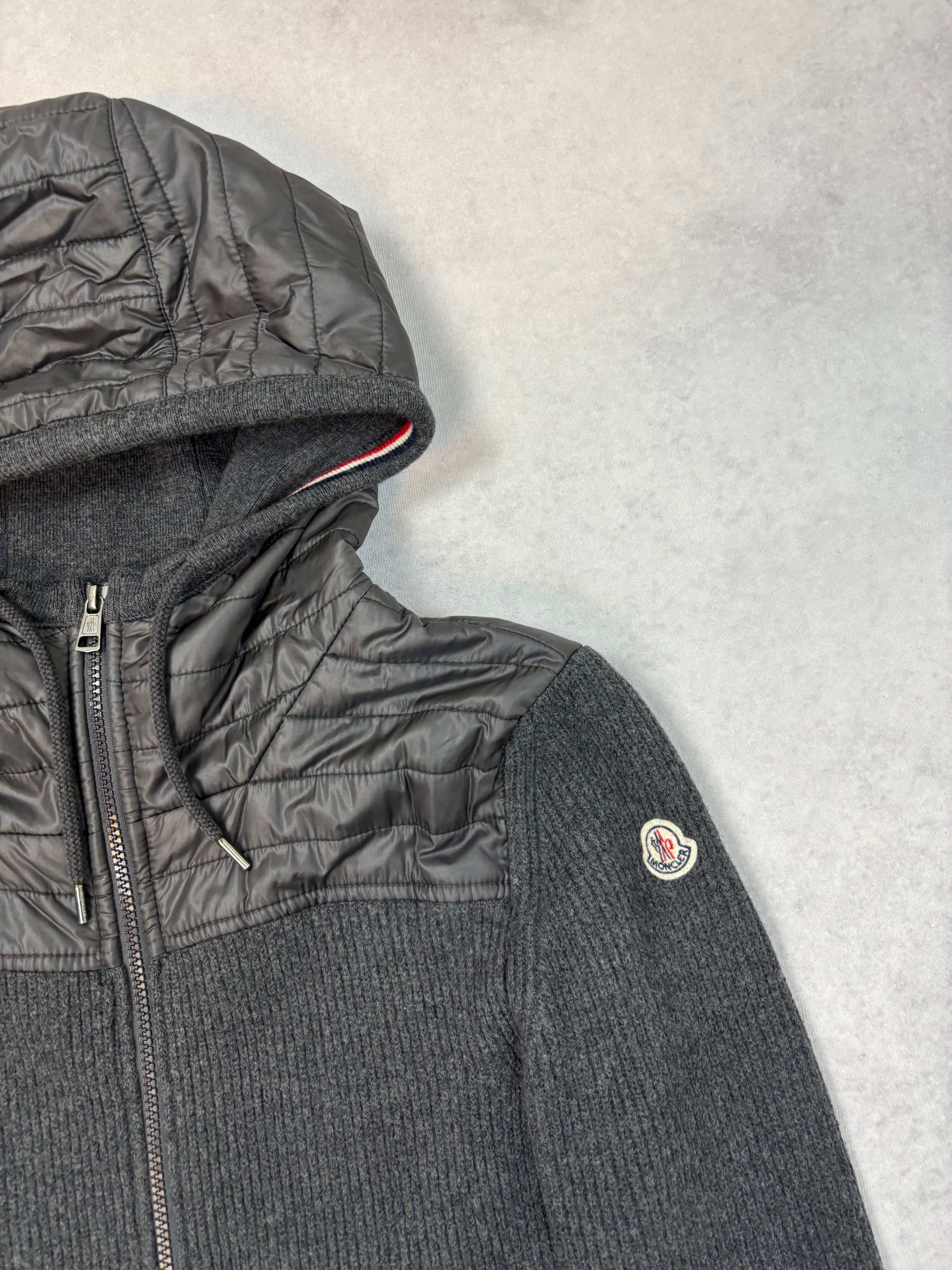 Moncler hooded cardigan jacket