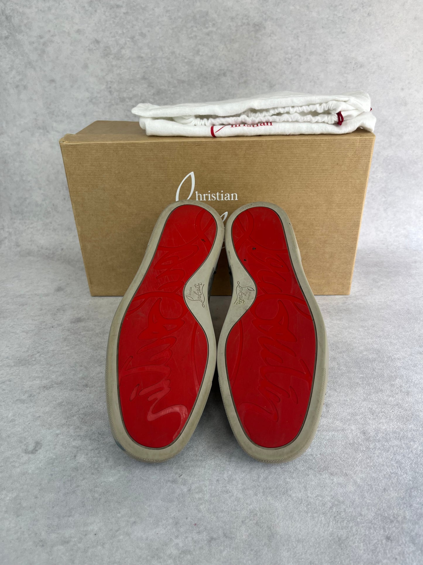 Christian Louboutin junior spike sneaker