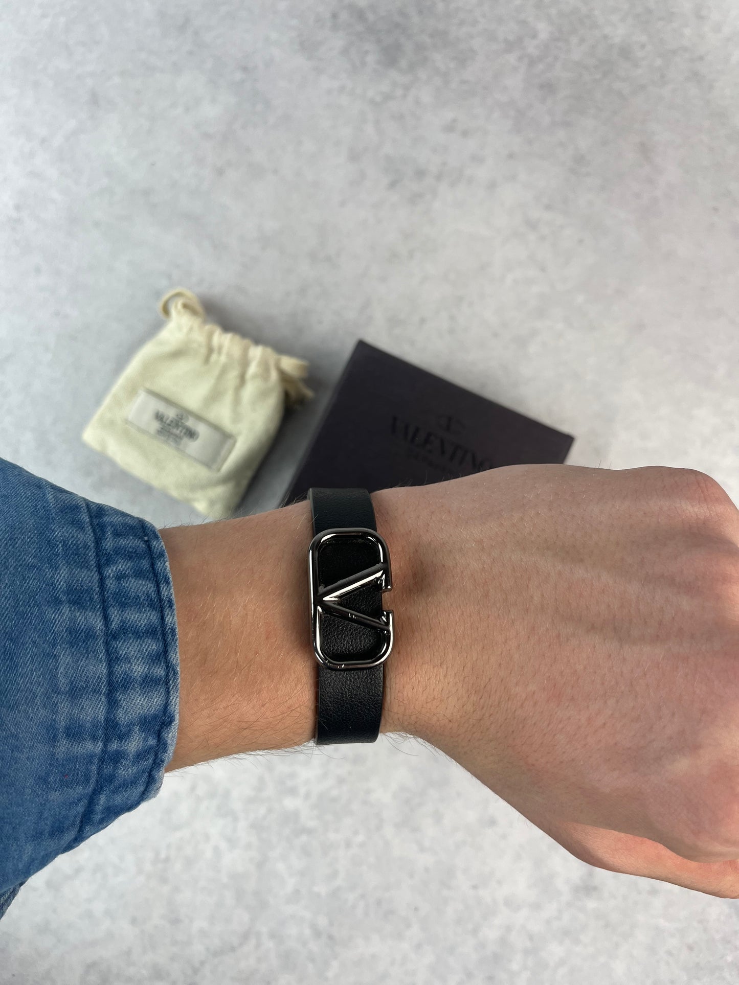 Valentino calfskin bracelet