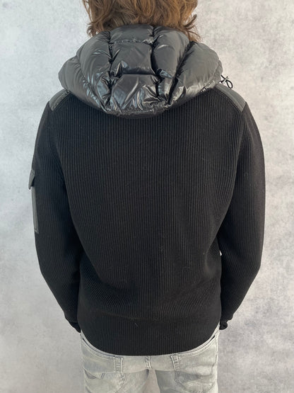Moncler hooded cardigan jacket
