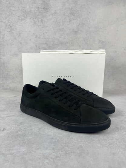 Oliver Cabell low 1 black nabuk sneaker