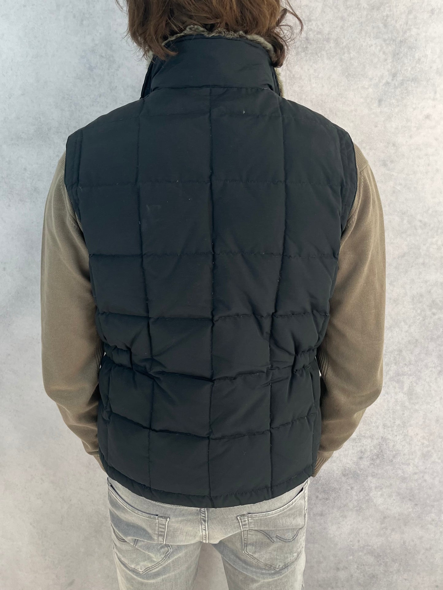 Woolrich fur collar vest