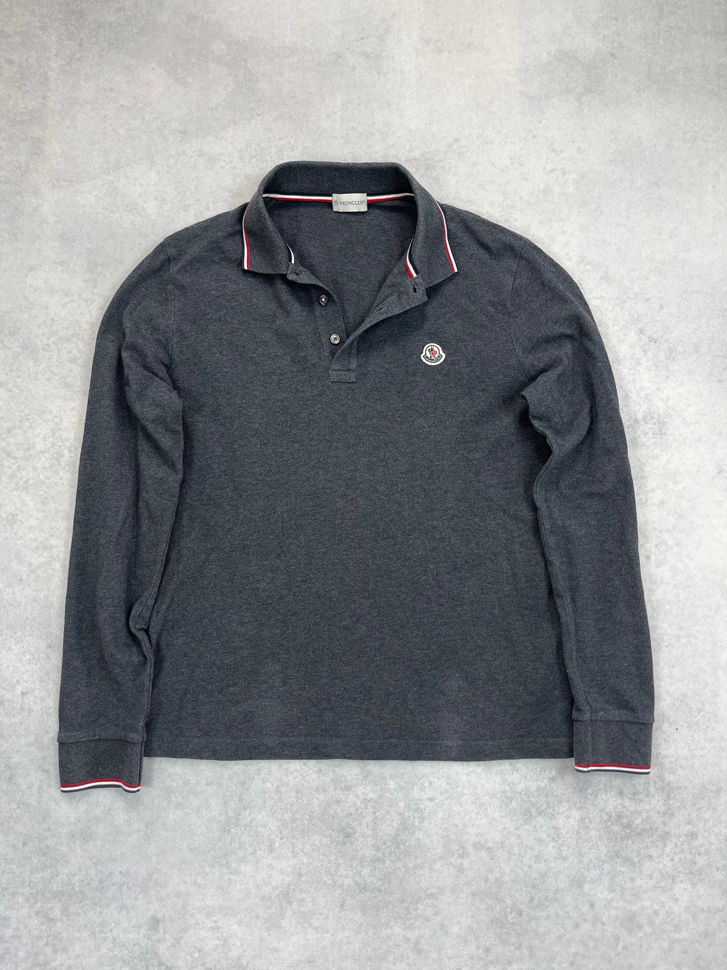 Moncler long sleeve polo shirt