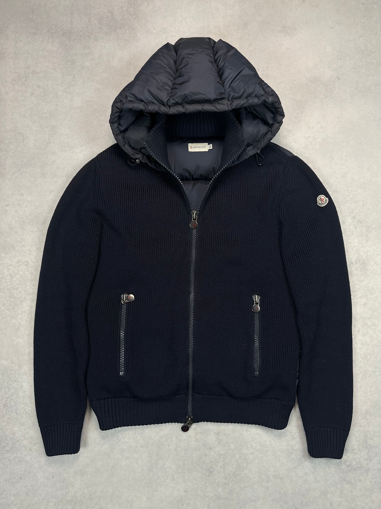 Moncler hooded cardigan jacket
