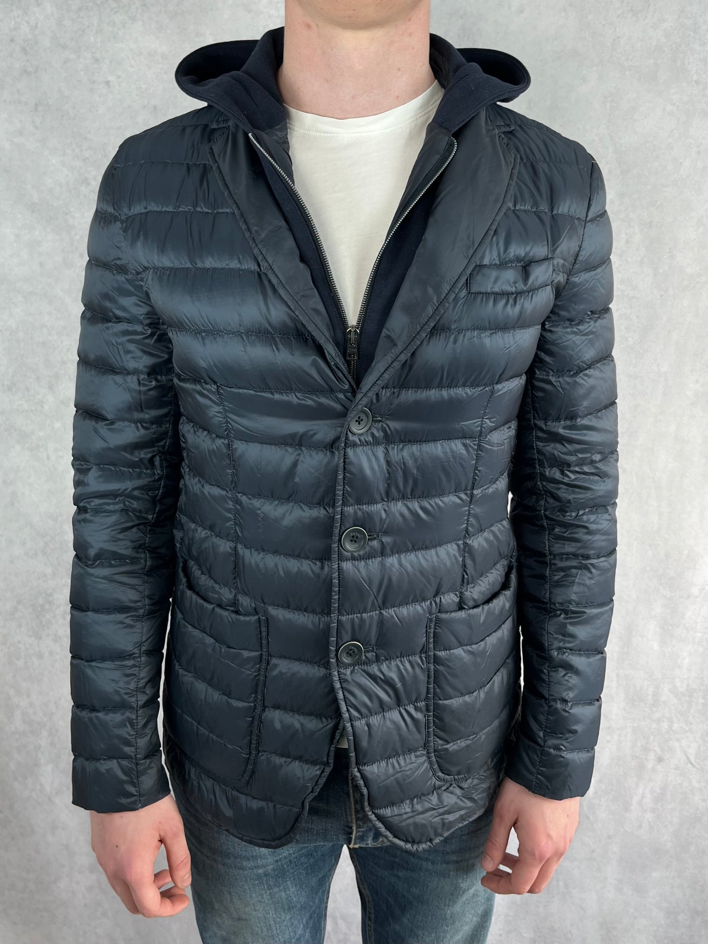 Herno hooded down blazer
