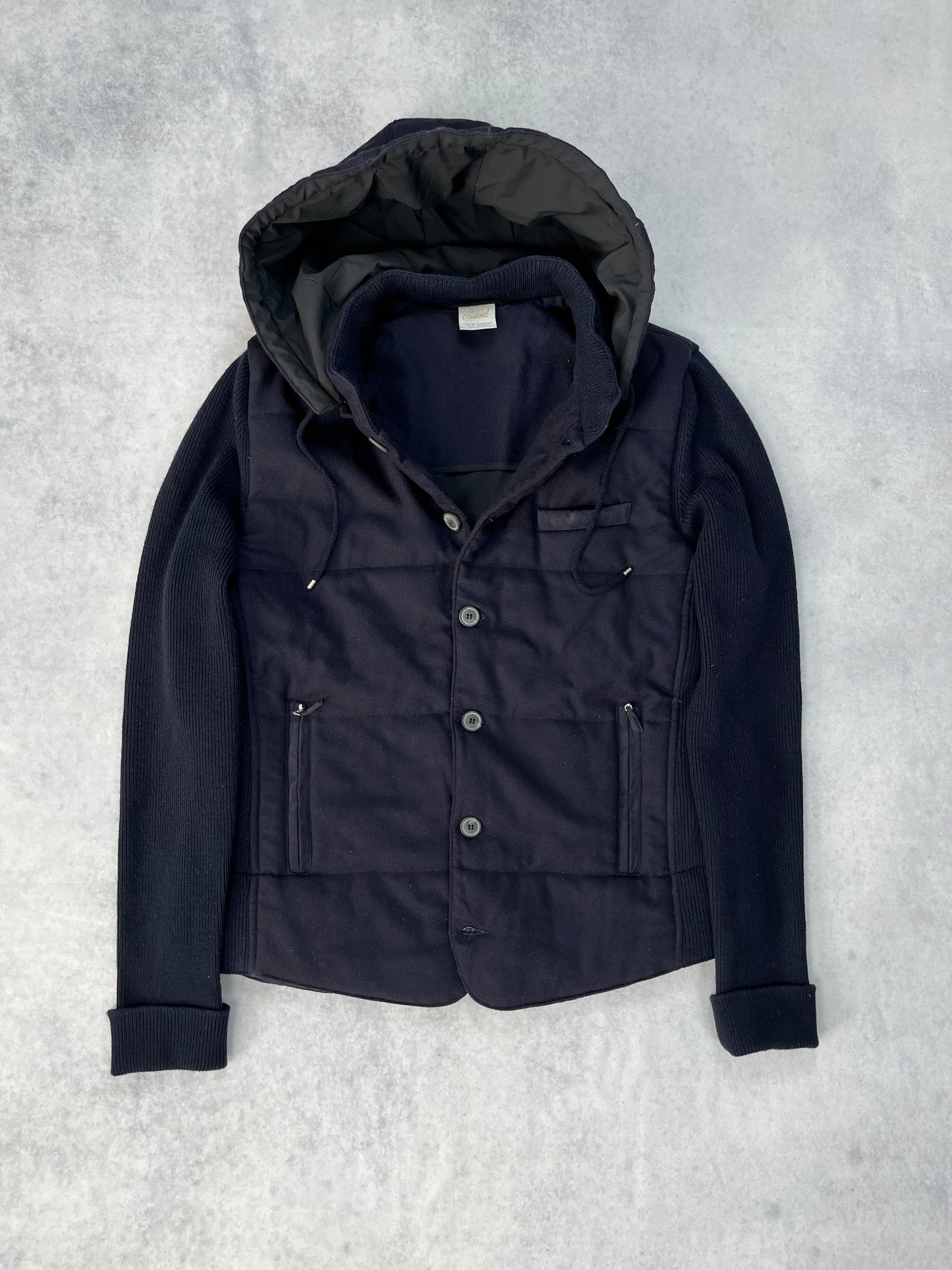 Gran Sasso hooded cardigan