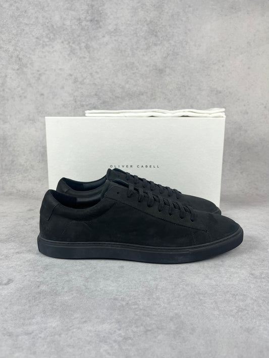 Oliver Cabell low 1 black nabuk sneaker