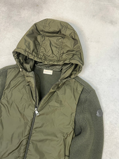 Moncler hooded cardigan jacket